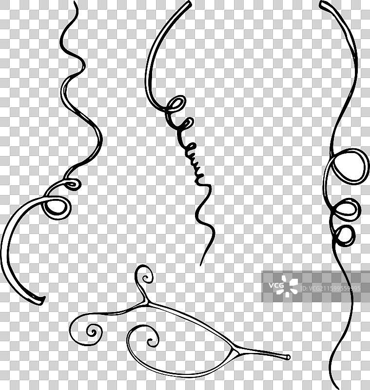 手绘水彩墨水植物花卉图片素材