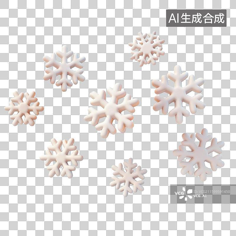 【AI数字艺术】圣诞节膨胀风免扣元素， 蝴蝶结 气球 蜡烛 烛台 圣诞老人 雪人 雪花 鹿 圣诞帽 礼物盒 等等图片素材