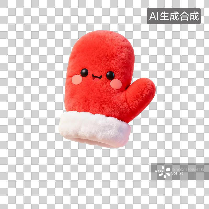 【AI数字艺术】圣诞节膨胀风免扣元素， 蝴蝶结 气球 蜡烛 烛台 圣诞老人 雪人 雪花 鹿 圣诞帽 礼物盒 等等图片素材