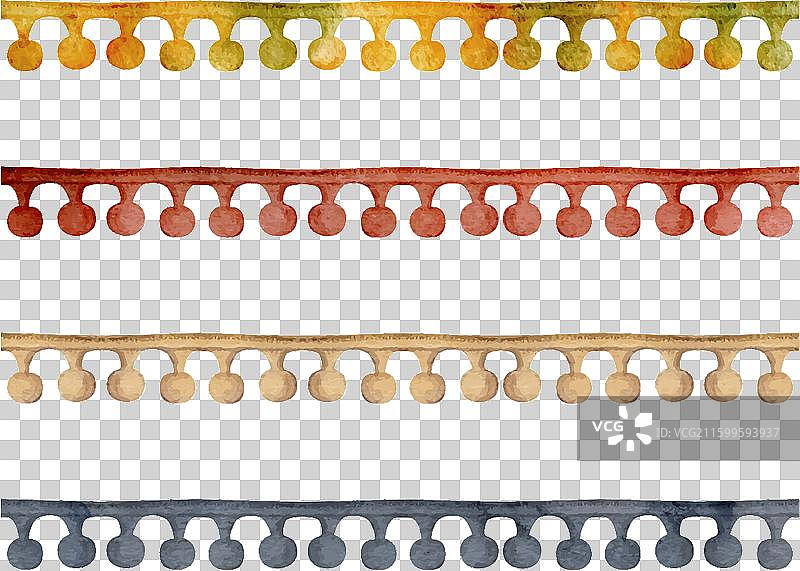 手绘水彩缝纫手工艺刺绣图片素材