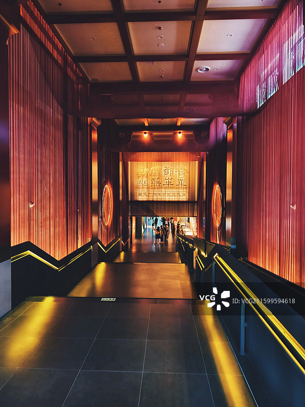 北京大葆台西汉墓博物馆通道图片素材