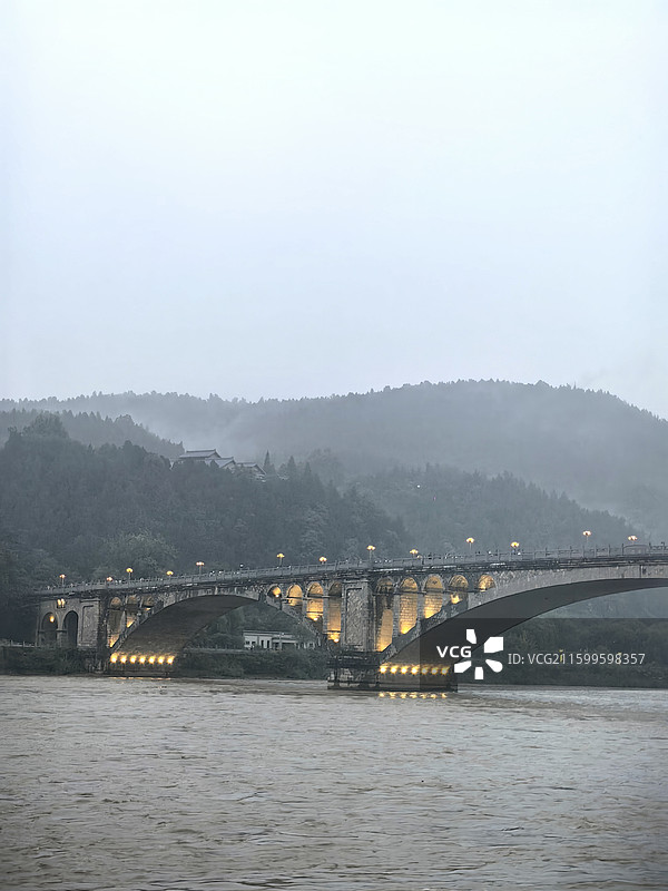 洛阳龙门石窟龙门桥图片素材