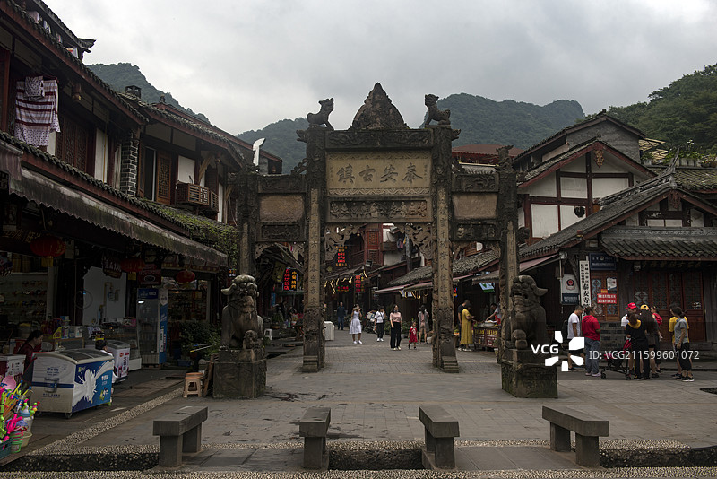 青城后山风光图片素材