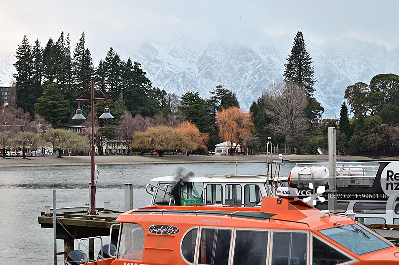 新西兰南岛皇后镇风景Queenstown图片素材