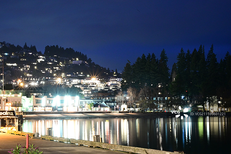 新西兰皇后镇蓝调Queenstown图片素材