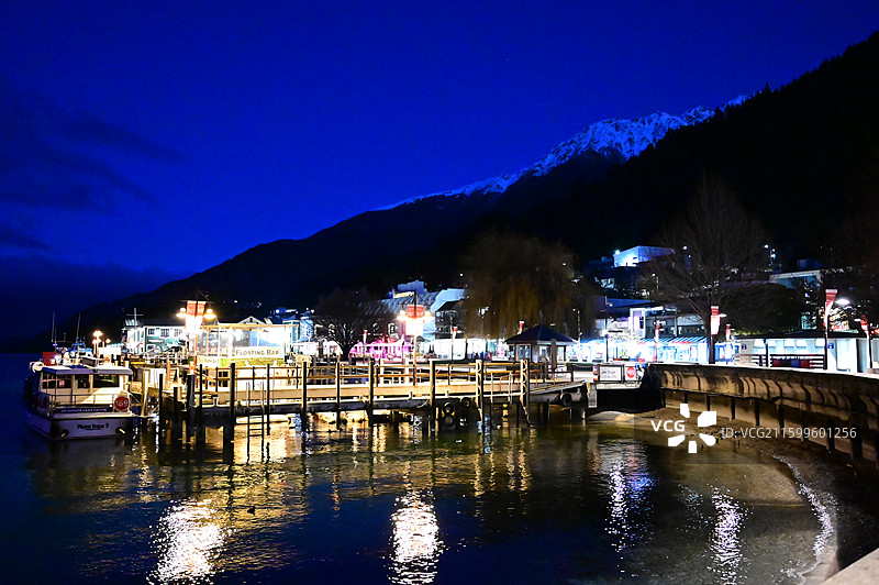 新西兰皇后镇蓝调Queenstown图片素材