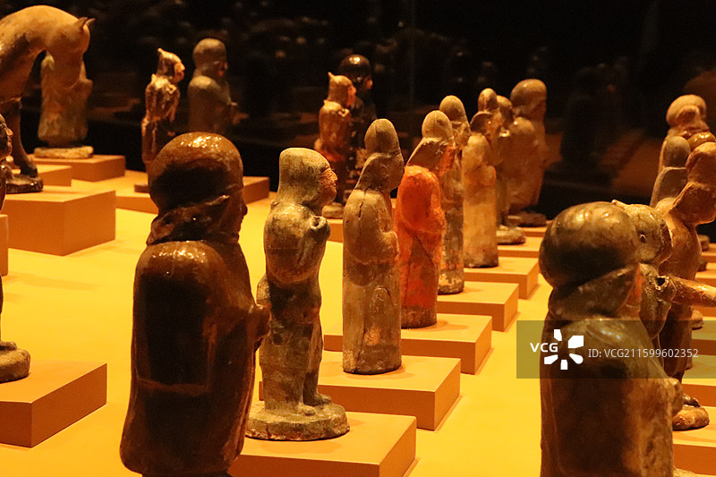 大同市博物馆镇馆之宝司马金龙墓兵马俑图片素材