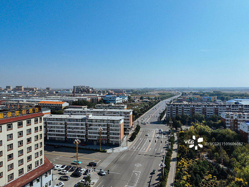 大安市 嫩江湾 翻身屯 地标 航拍图片素材