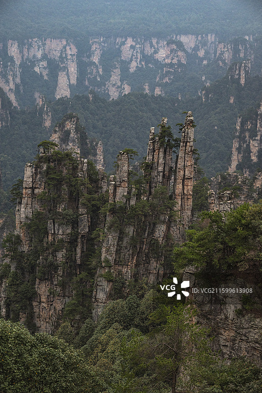 湖南张家界天子山图片素材