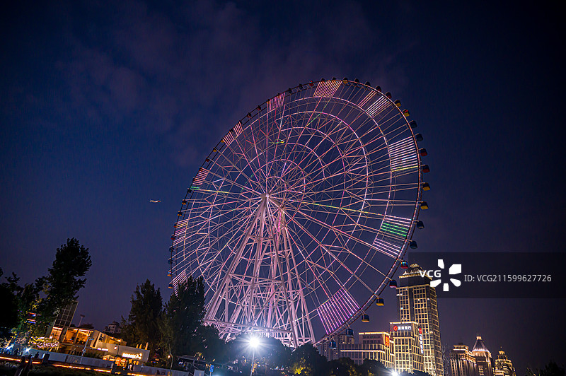 10.03南昌万寿宫、南昌之星摩天轮图片素材