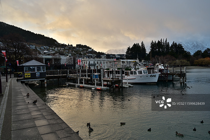 新西兰南岛皇后镇风景Queenstown图片素材