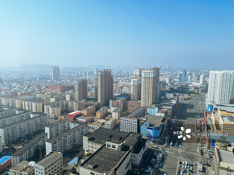 齐齐哈尔 龙沙区 龙沙公园 和平广场 劳动湖 航拍 地标图片素材