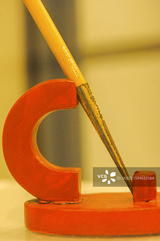 1945年10月25日中国政府台湾受降主官陈仪在受降仪式签字时用的毛笔图片素材