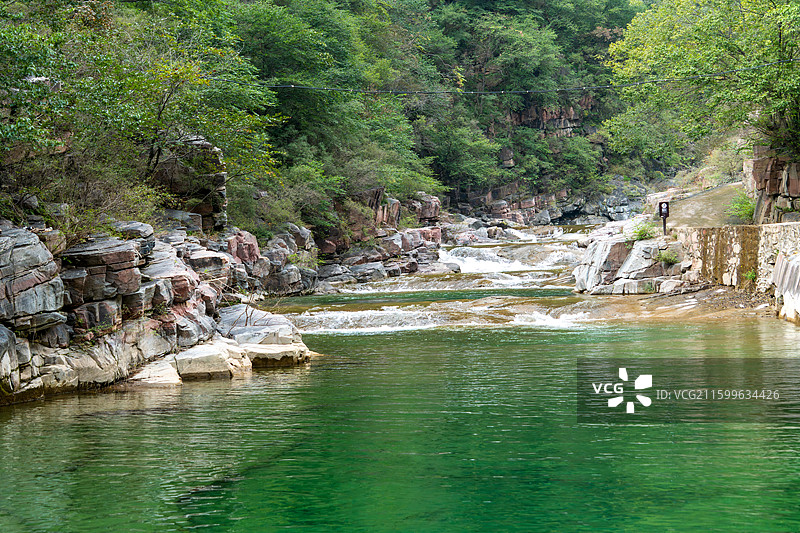 南太行老龙口凤凰峡谷图片素材