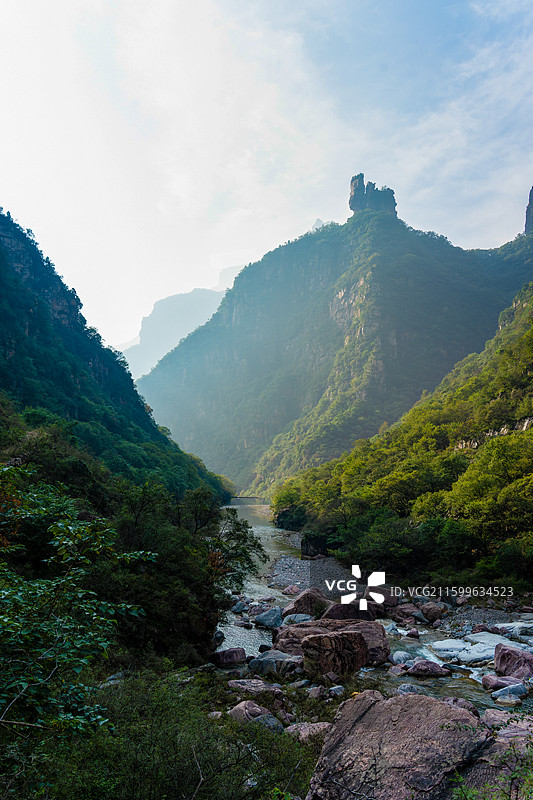 南太行老龙口凤凰峡谷图片素材