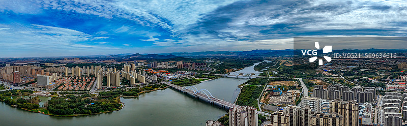 辽阳市 文圣区 太子河 河东广场 白塔公园 航拍 地标图片素材