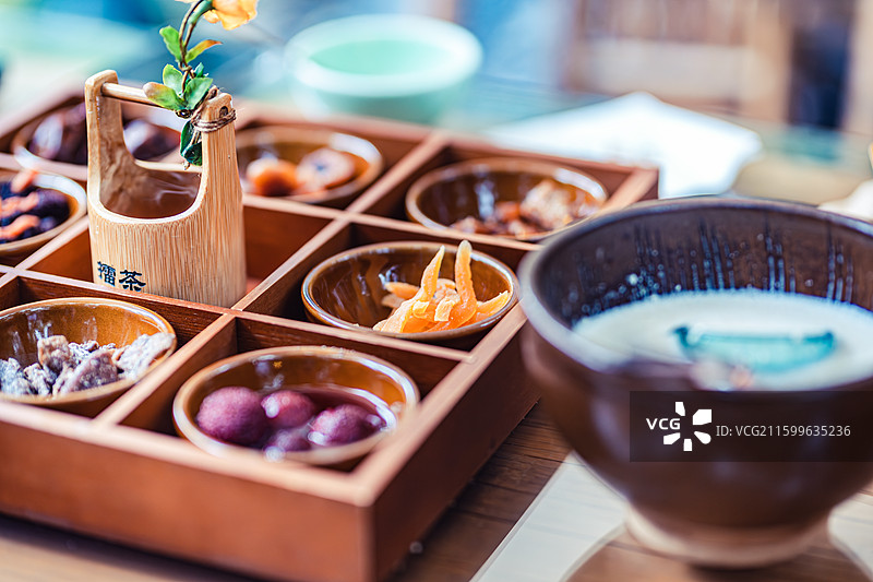 地方特色食品擂茶图片素材