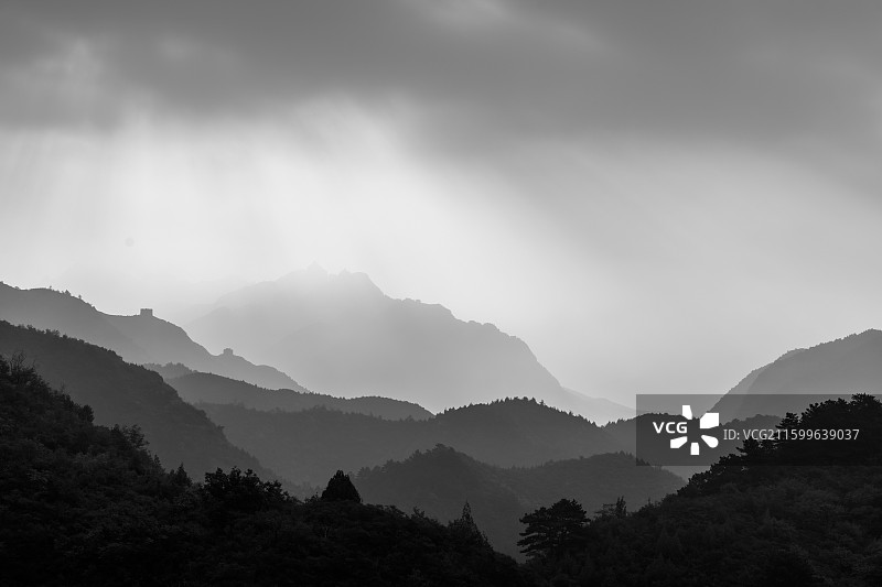 金山岭长城图片素材