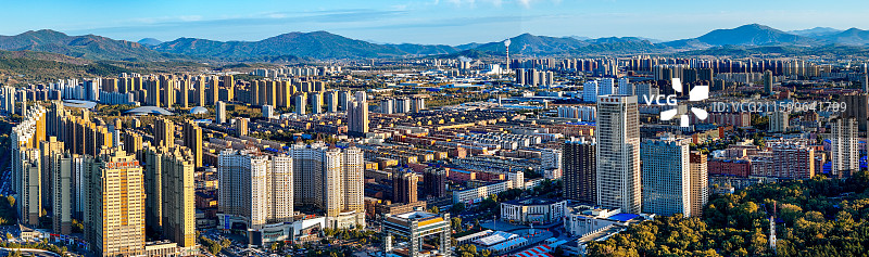 吉林市 丰满区 江南公园 松花江 江城广场 航拍图片素材