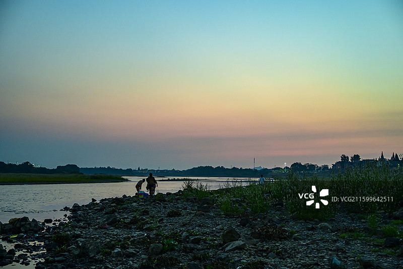 宁静的乐安江图片素材