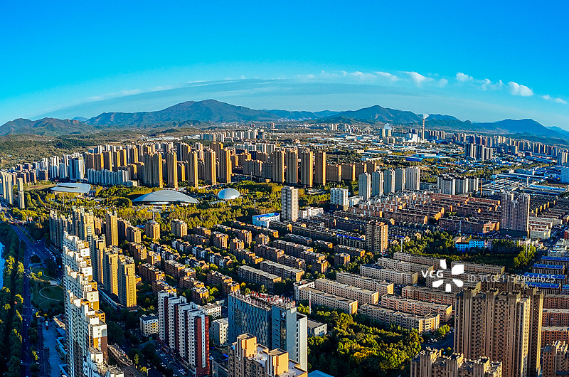 吉林市 丰满区 江南公园 松花江 江城广场 航拍图片素材