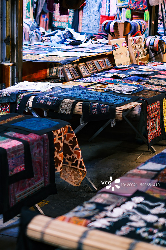 贵州凯里绣里淘非遗市集图片素材