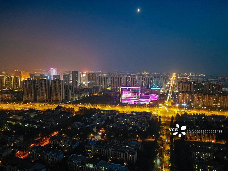 长春市 南关区 友谊公园 美术馆 航拍 地标图片素材