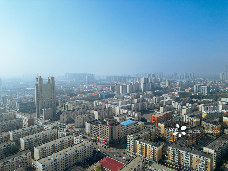 齐齐哈尔 龙沙区 龙沙公园 和平广场 劳动湖 航拍 地标图片素材