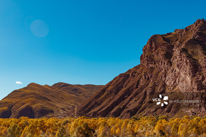 祁连山9号公路风景图片素材