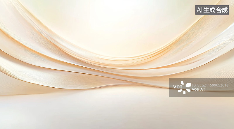 【AI数字艺术】金色虚拟漂浮背景图片素材