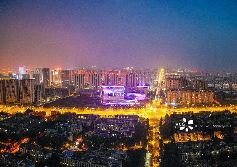 长春市 南关区 友谊公园 美术馆 航拍 地标图片素材