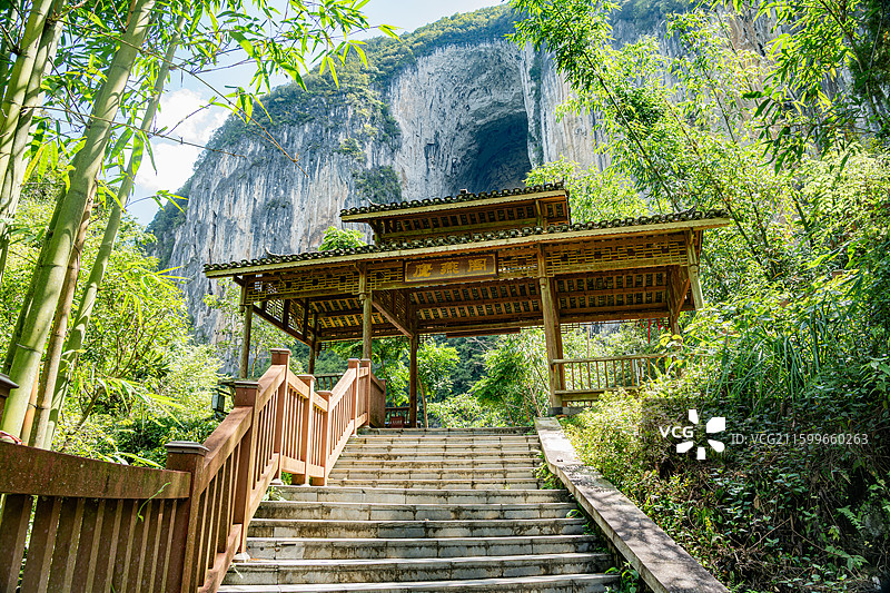 贵州安顺格凸河景区夏景图片素材