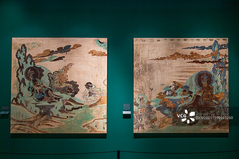 2025年10月23日，上海，“何以敦煌·念念回响”敦煌文化艺术公益展于艺丰中心正式启幕图片素材