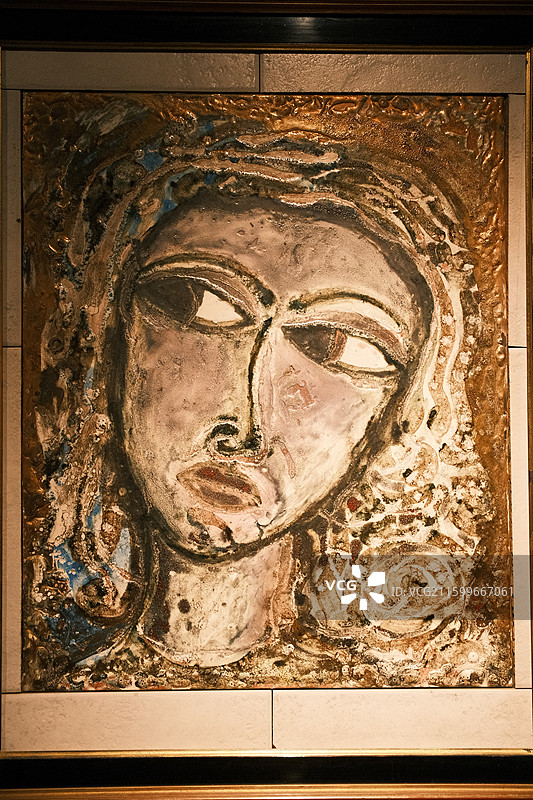 埃及亚历山大图书馆展品图片素材