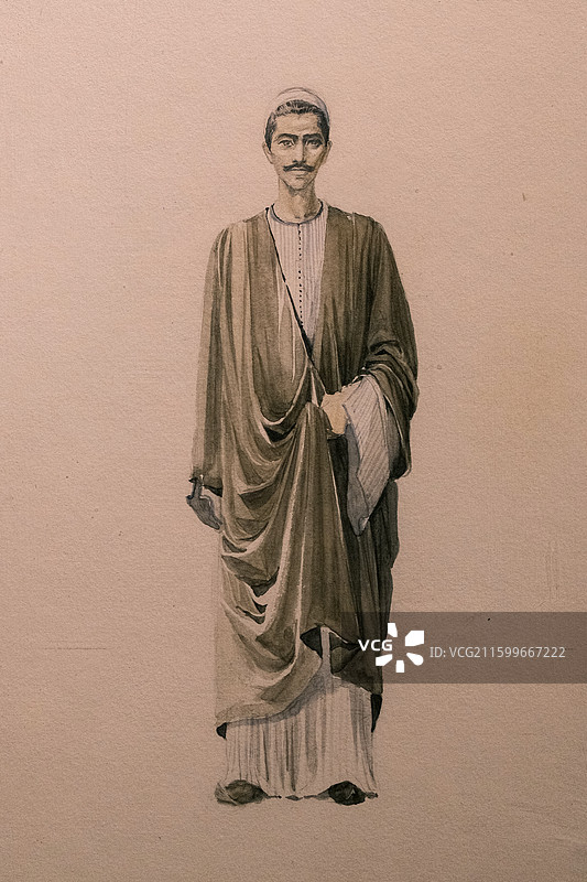 埃及亚历山大图书馆展品图片素材