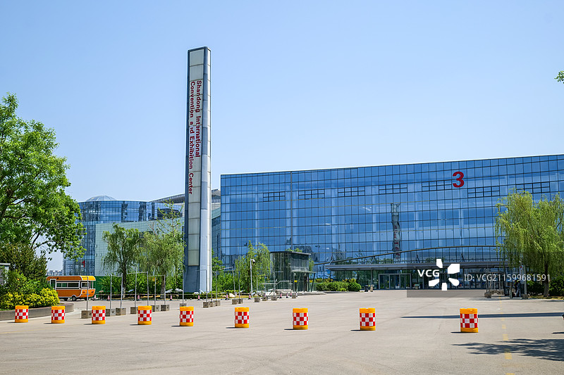山东国际会展中心外景图片素材