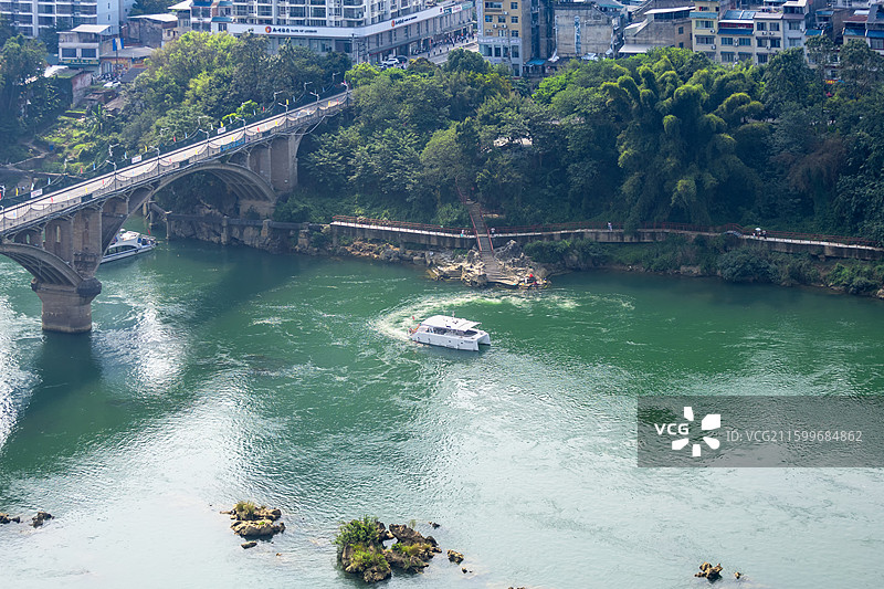 广西河池市宜州区一桥图片素材