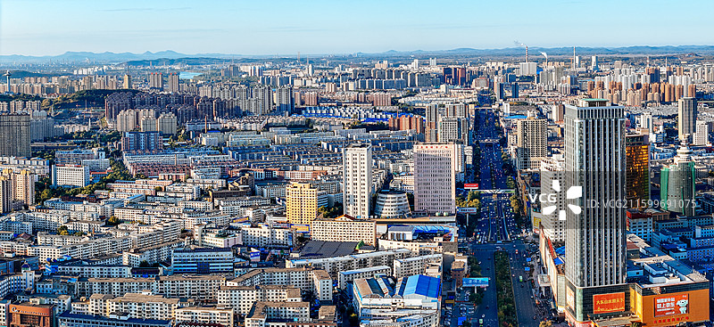 吉林市 丰满区 江南公园 松花江 江城广场 航拍图片素材