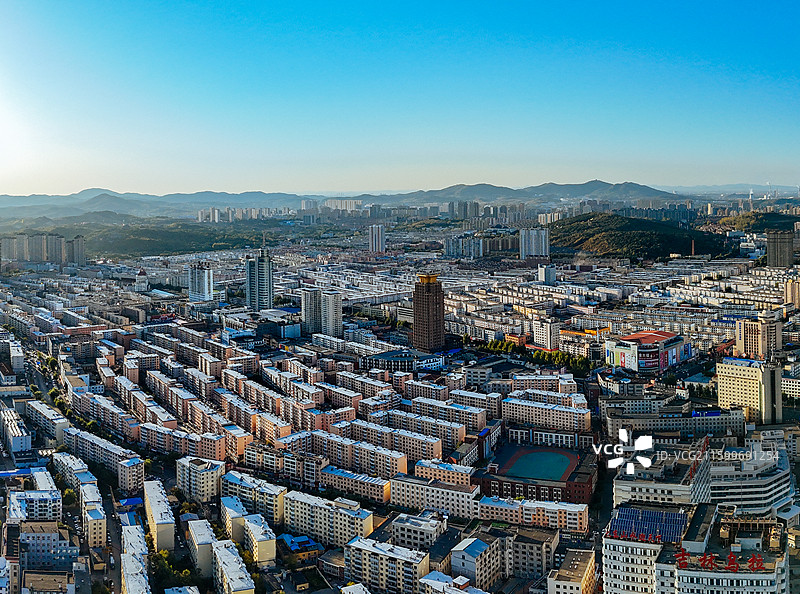 吉林市 丰满区 江南公园 松花江 江城广场 航拍图片素材