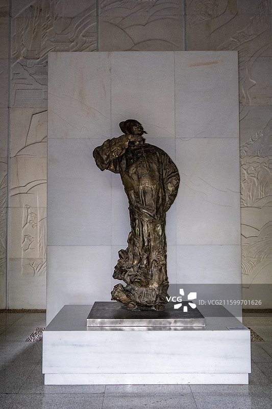 四川省绵阳市江油市李白纪念馆景区内景图片素材