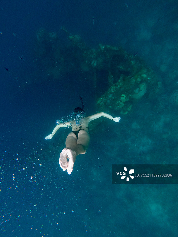 菲律宾科隆地区潜水图片素材