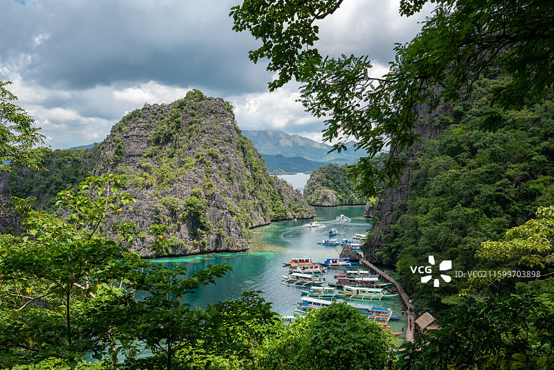 菲律宾国湖凯央根湖图片素材