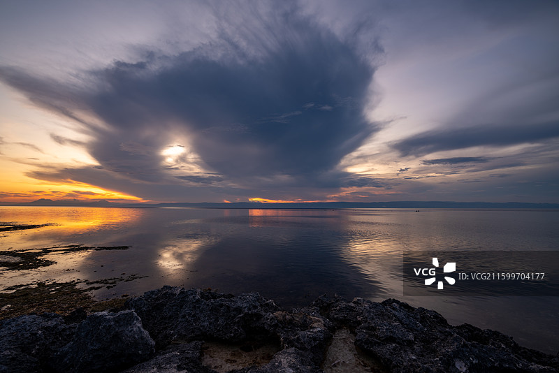 菲律宾薄荷岛螃蟹船图片素材