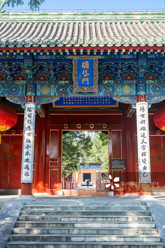 北京东岳庙（北京民俗博物馆）建筑风光图片素材