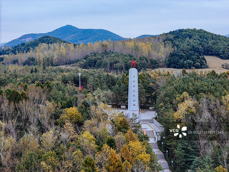 磐石市 东山公园 阜康大路 城市 航拍图片素材