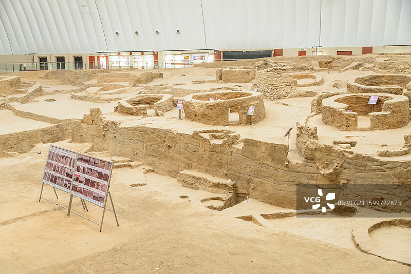 内蒙古赤峰二道井子遗址博物馆图片素材