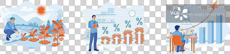 增长分析概念，商业概念图片素材