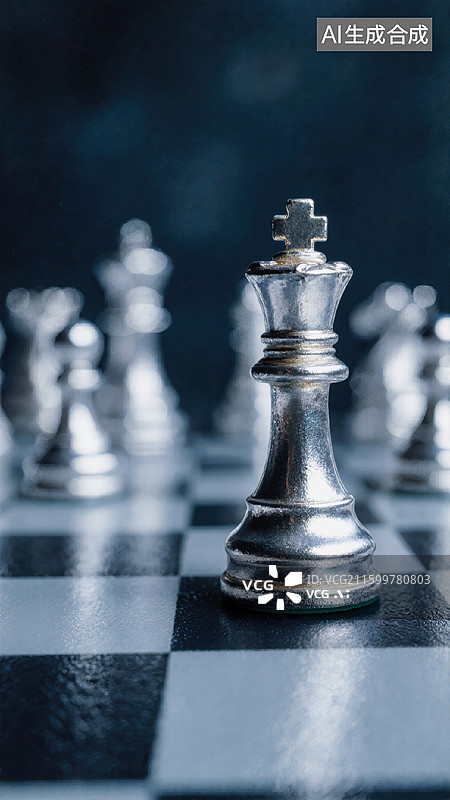 【AI数字艺术】棋局对弈图片素材