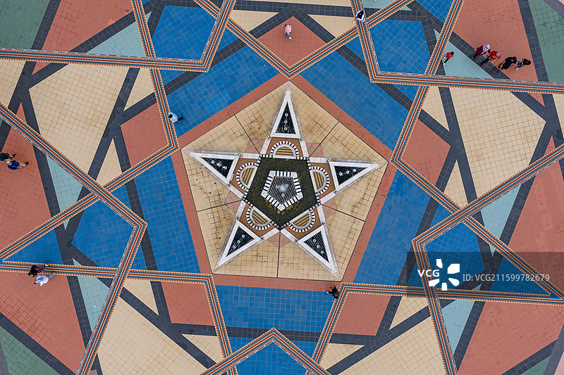 马来西亚兰卡威城市风景航拍图片素材