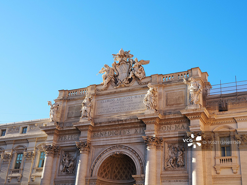 意大利 罗马 特莱维喷泉 许愿池图片素材